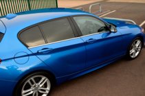 BMW 1 серия F20/F21 2011-2019 гг. Окантовка стекол нержавеющая сталь фото 1