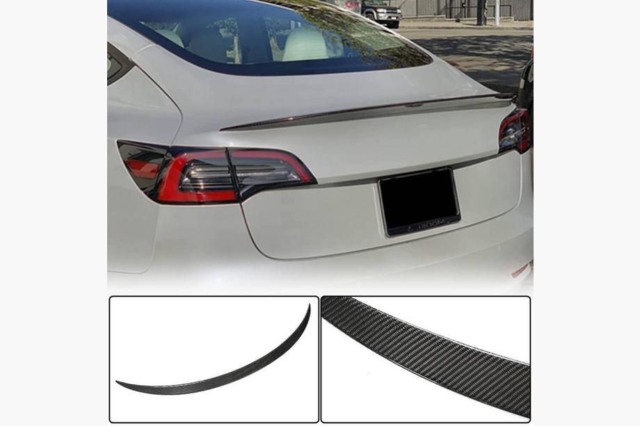 Tesla Model 3 2017- гг. Задний спойлер V7 (2017-2023, Карбон) Image