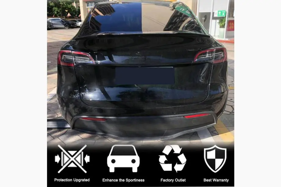 Tesla Model Y 2020- гг. Спойлер V3 (2020-2025, Карбон) Фото 4