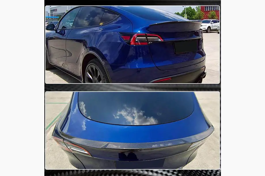 Tesla Model Y 2020- гг. Спойлер V3 (2020-2025, Карбон) Фото 6