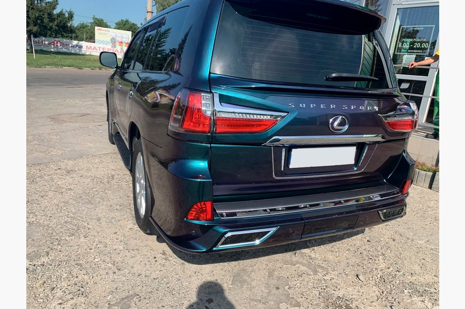 Lexus LX570/450d 2008-2022 гг. Задний диффузор TRD (2016-2022) Image