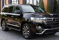 Toyota Land Cruiser 200 2007-2021 гг. Передняя накладка 2016↗ (Executive 2016) фото 9