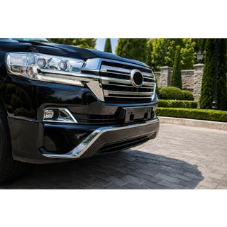 Передняя накладка 2016↗ (Executive 2016) Toyota Land Cruiser 200 2007-2021 гг. фото 2