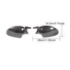 BMW 3 серия E90/E91 2005-2011 гг. Накладки на Зеркала V1 (для E90/E91 2005-2008, E92/E93 2006-2009, Карбон) фото 10