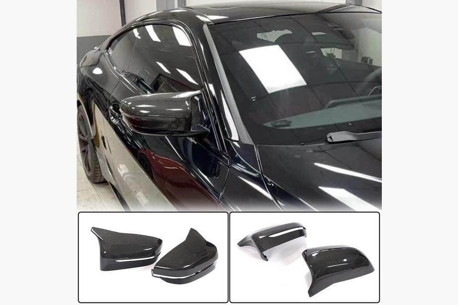 BMW 4 серия G22/23/26 2020- гг. Накладки на зеркала Карбон Фото 1