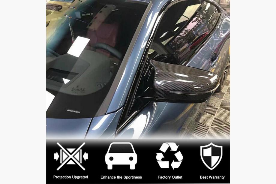 BMW 4 серия G22/23/26 2020- гг. Накладки на зеркала Карбон Фото 2