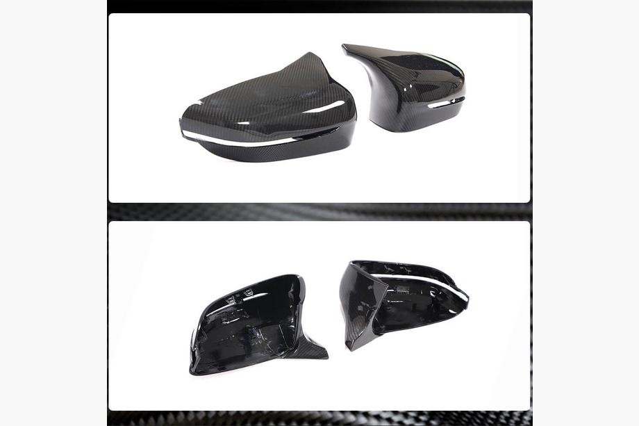 BMW 4 серия G22/23/26 2020- гг. Накладки на зеркала Карбон Фото 4