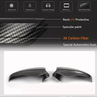 Накладки на Зеркала (для M5, Карбон) BMW 5 серия F10/F11 2010–2016 гг. фото 3