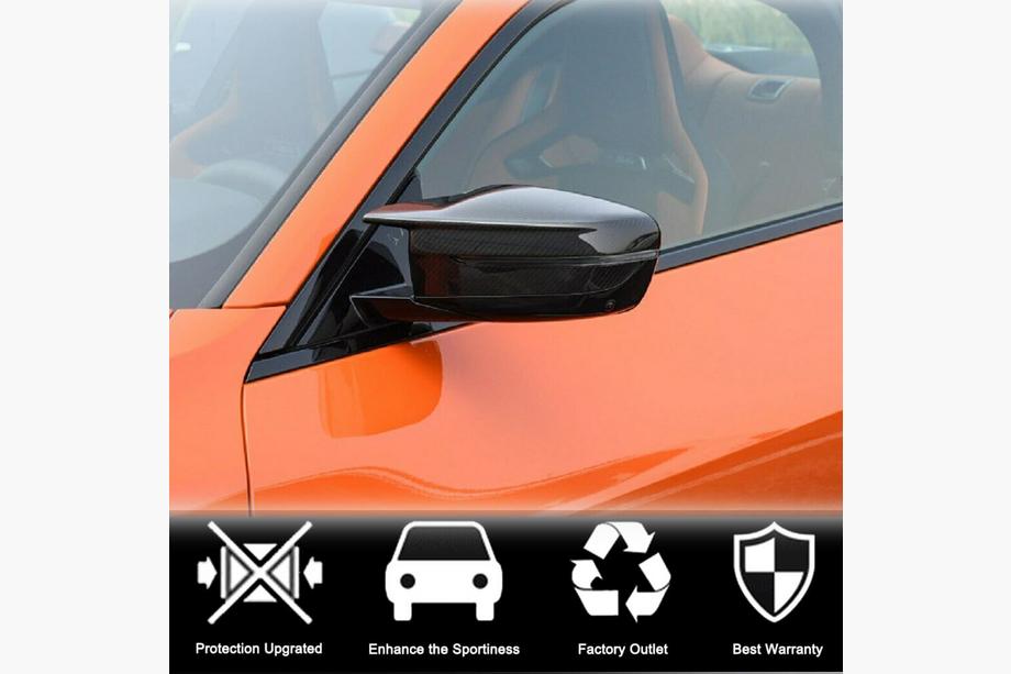 BMW 3 серия G20/G21 2018- гг. Накладки на Зеркала M-Look Карбон (для M3) Фото 7