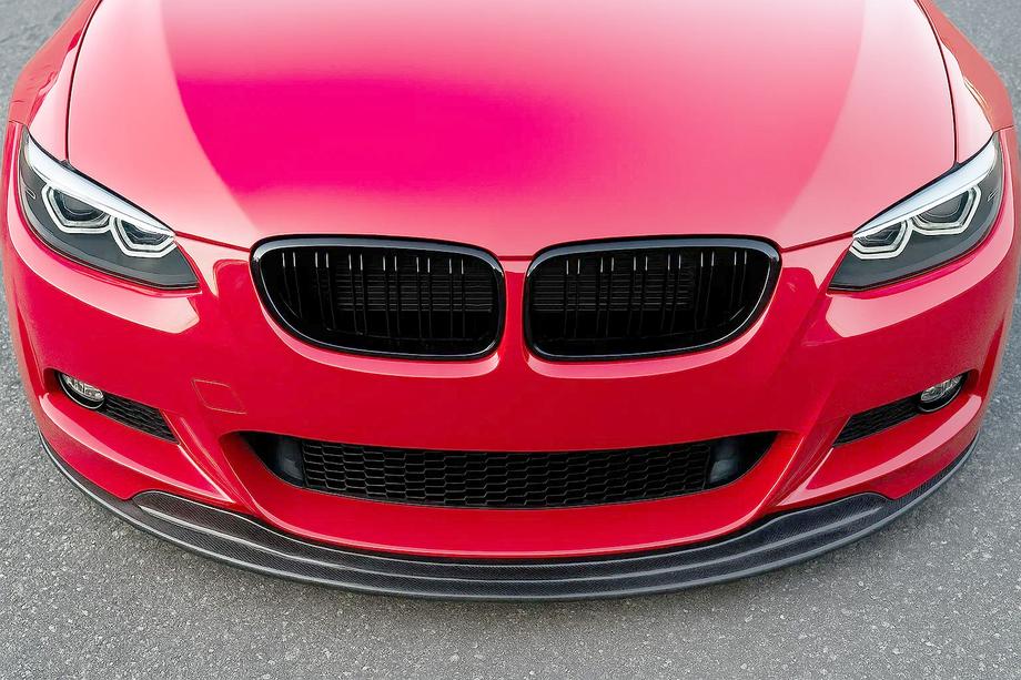 BMW 3 серия E92/E93 2006–2013 гг. Решетки радиатора M-Look (для 2007-2010 non-M / 2008-2013 M3, Черный глянец) Фото 1
