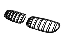 BMW 3 серия E92/E93 2006–2013 гг. Решетки M-Look (для 2010-2013, Черный Глянец) фото 4