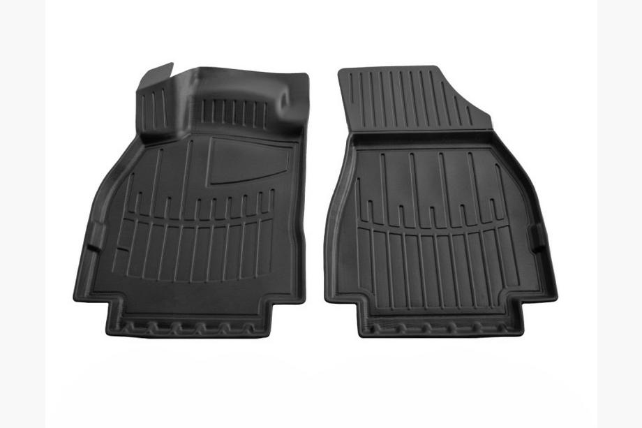 Renault Megane II 2004-2009 гг. Передние резиновые коврики Stingray 3D (2 шт) Image