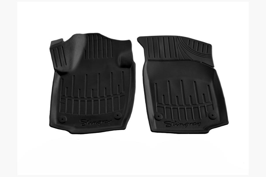 Seat Toledo 2012-2019 гг. Передние резиновые коврики Stingray 3D (2 шт) Image