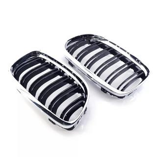 Ноздри M-Look (для E-90/91 2008-2011, Черный Глянец с Хромированной Окантовкой) BMW 3 серия E90/E91 2005-2011 гг. фото 2