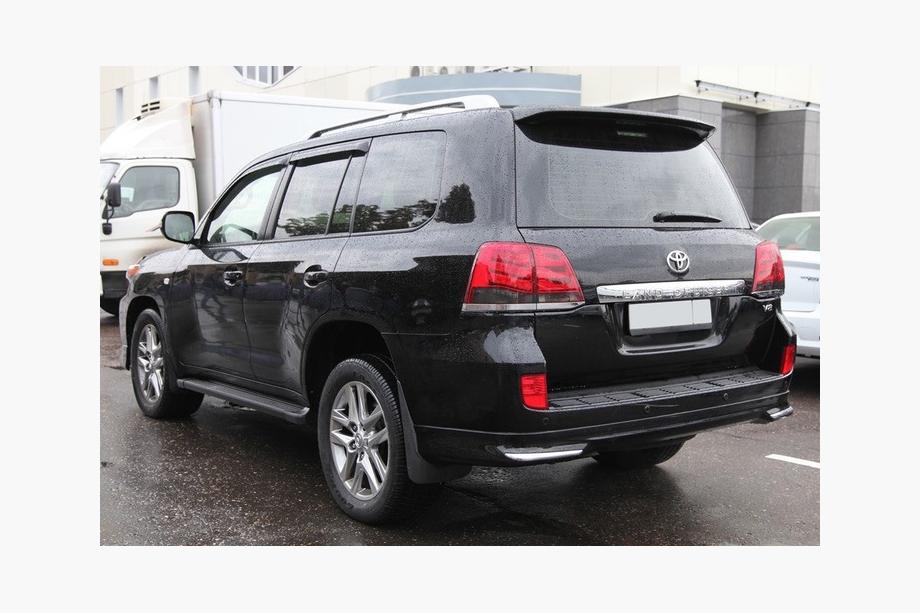 Toyota Land Cruiser 200 2007-2021 гг. Задние оригинальные брызговики 2012-2015 (2 шт, для обвеса) Image