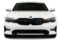 BMW 3 серия G20/G21 2018- гг. Решетки M-Look V2 (2018-2022, M-Color с черной окантовкой) фото 1