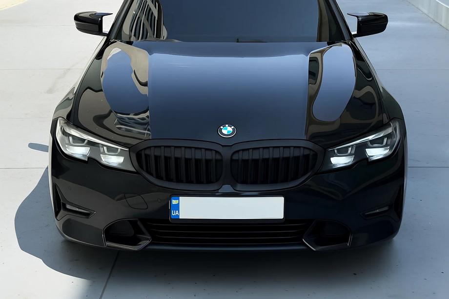 BMW 3 серия G20/G21 2018- гг. Ноздри 1 Полоса (2018-2022, Черный Матовый) Image