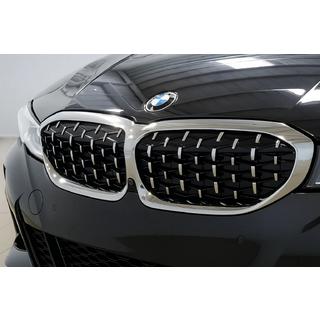 Ноздри Diamond Silver (2018-2022, Хромированная Окантовка) BMW 3 серия G20/G21 2018- гг. фото 1