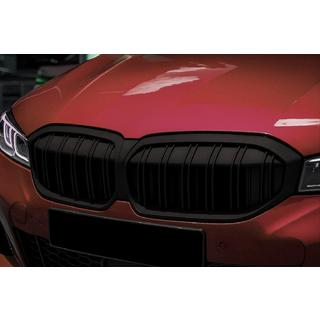 Решетка радиатора M-Look (2022+, Черный Матовый) BMW 3 серия G20/G21 2018- гг. фото 1