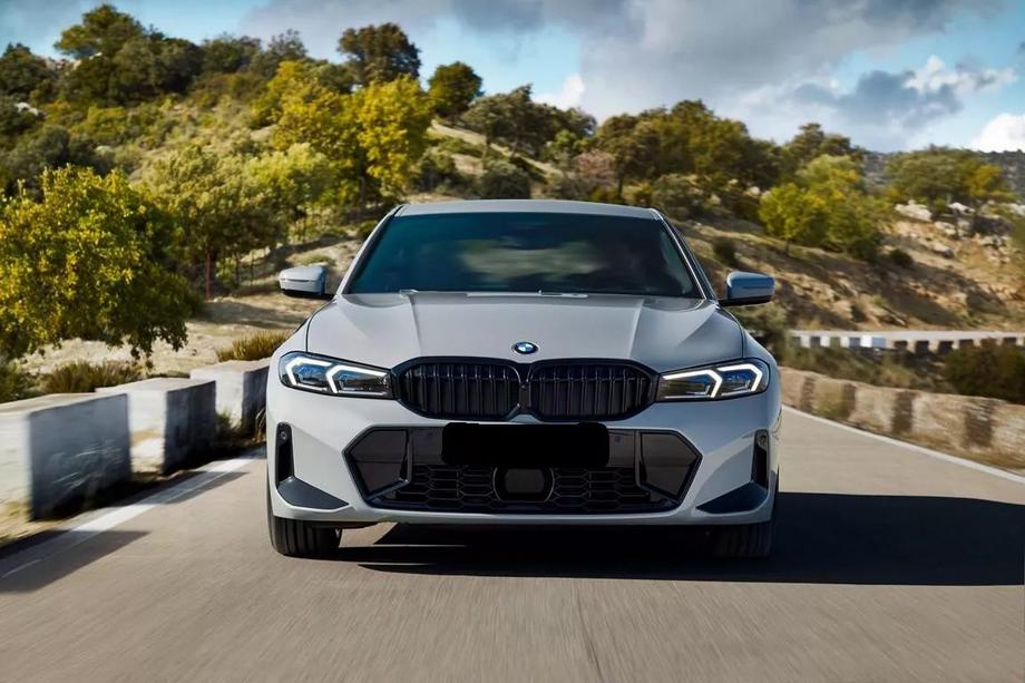 BMW 3 серия G20/G21 2018- гг. Ноздри 1 Bar (2022+, Черный Глянец) Image