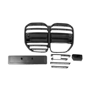 Ноздри M-Look (для G22/23, Черный Глянец) BMW 4 серия G22/23/26 2020- гг. фото 2