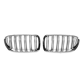Ноздри M-Look (Черный Глянец с Хромированной Окантовкой) BMW 5 серия F10/F11 2010–2016 гг. фото 4
