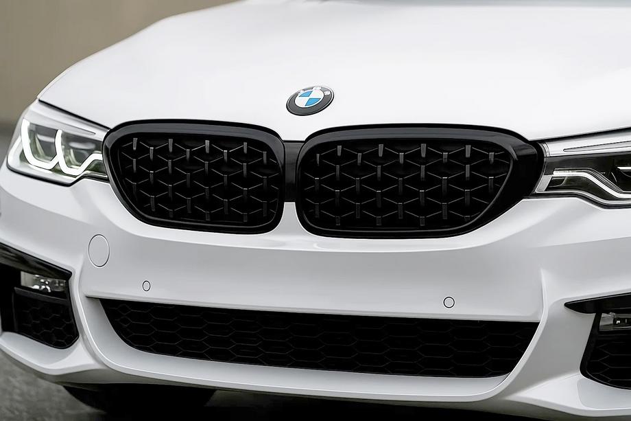 BMW 5 серия G30/G31 2017–2023 гг. Ноздри Diamond Black V1 (2017-2020, черная окантовка) Image