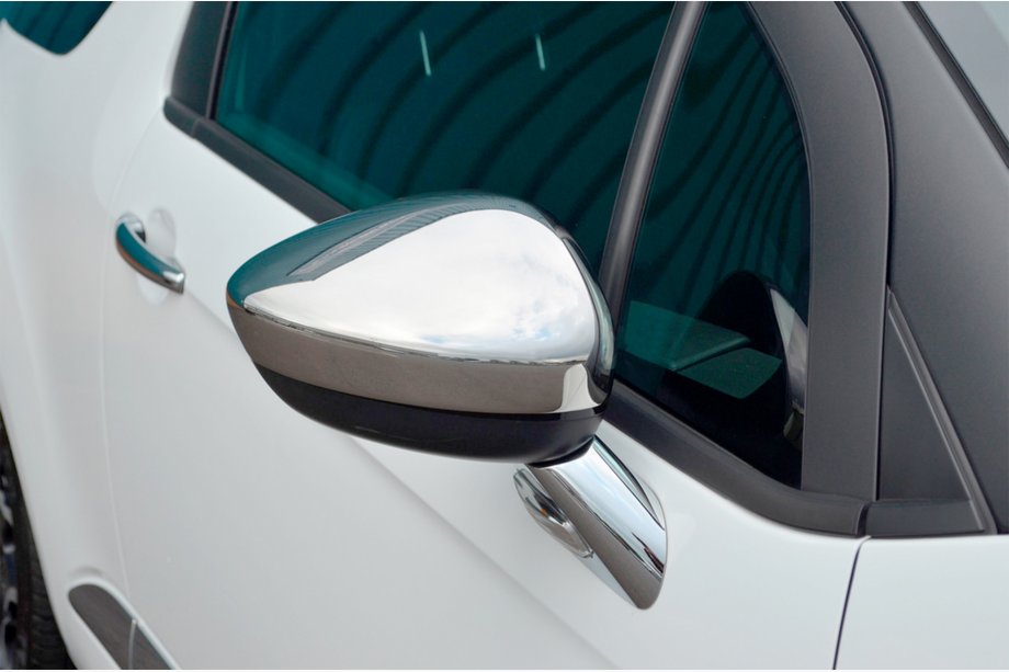 Citroen C-5 2008-2017 гг. Накладки на Зеркала (2 шт., Нержавейка) OmsaLine - Итальянская Нержавейка Фото 8