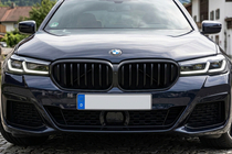 BMW 5 серия G30/G31 2017–2023 гг. Ноздри 1 Bar (2021+, Черный Матовый) фото 1
