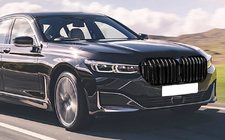 BMW 7 серия G11/G12 2015-2022 гг. Ноздри 1 Полоса (2019-2022, Черный Глянец) фото 2