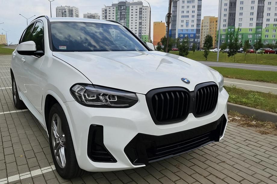 BMW X3 G01 2018- гг. Ноздри 1 Bar (2021+, Черный Матовый) Image