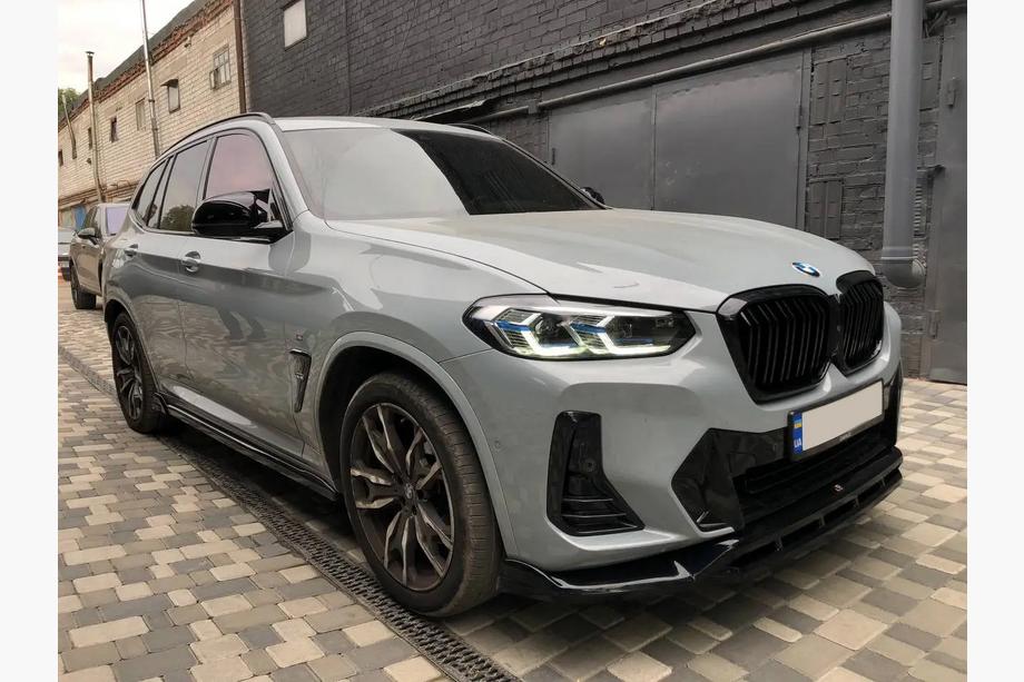 BMW X3 G01 2018- гг. Ноздри M-Look (2021+, Черный Глянец) Фото 1