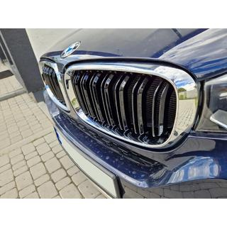 Ноздри M-Look (Черный Глянец с Хромированной Окантовкой) BMW X6 F16 2014-2019 гг. фото 4