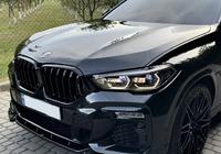 BMW X6 G06 2019–2027 гг. Ноздри 1 Полоса (2019-2022, Черный Глянец) фото 7