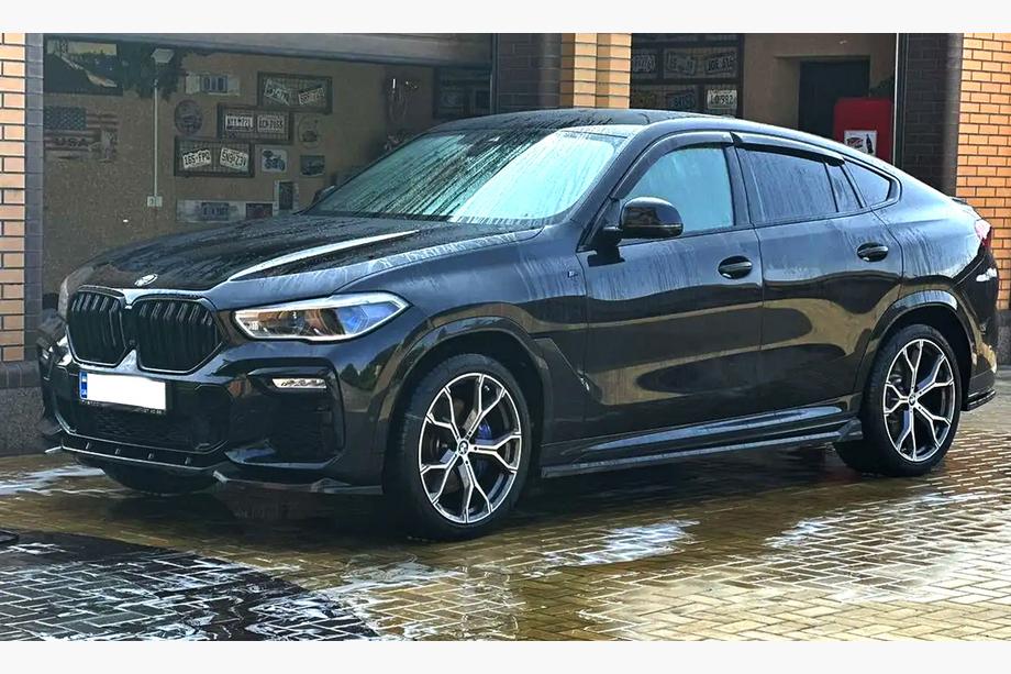BMW X6 G06 2019–2027 гг. Ноздри M-Look (2019-2022, Черный Глянец) Фото 2