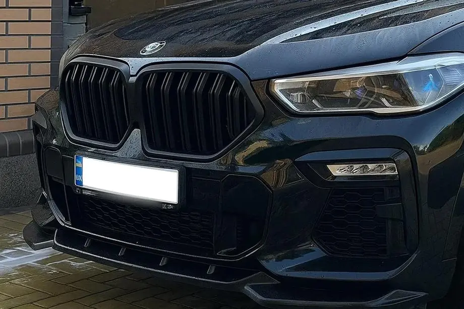 BMW X6 G06 2019–2027 гг. Решетка радиатора M-Look (2019-2022, Черный Матовый) Image