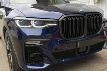 BMW X7 G07 2019- гг. Решетка радиатора M-Look (2019-2022, Черный Матовый) фото 3