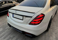 Mercedes S-class W222 2013-2022 гг. Задний диффузор BRB (под покраску, 2018+) фото 10
