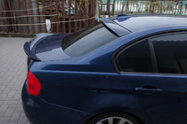 BMW 3 серия E90/E91 2005-2011 гг. Спойлер PSM-Style (для E90, Черный Глянец) фото 1