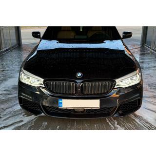 Передний Лип-спойлер DPT V2 для M-Performance 2017-2020, Черный Глянец BMW 5 серия G30/G31 2017–2023 гг. фото 2