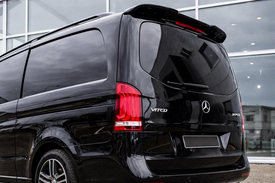 Mercedes Vito/V-class W447 2014- гг. Спойлер DPT (Черный Глянец) Фото 1