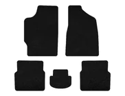 Audi 80 1978-1986 гг. Текстильные коврики Premium (Sedan, черные) фото 2