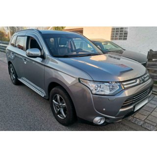 Боковые Подножки OEM V1 (2 шт, Алюминий) Mitsubishi Outlander 2012-2021 гг. фото 2