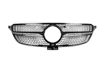 Mercedes GLE/ML сlass W166 2011-2018 гг. Тюнинг решетка Diamond Black (GLE) Без камеры фото 2