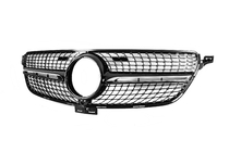 Mercedes GLE/ML сlass W166 2011-2018 гг. Тюнинг решетка Diamond Black (GLE) Без камеры фото 3