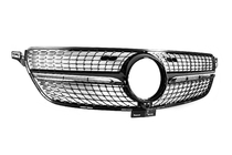 Mercedes GLE/ML сlass W166 2011-2018 гг. Тюнинг решетка Diamond Black (GLE) Без камеры фото 4
