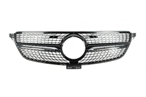 Mercedes GLE/ML сlass W166 2011-2018 гг. Тюнинг решетка Diamond Black (GLE) Без камеры фото 6
