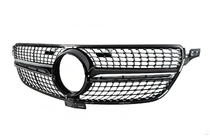 Mercedes GLE/ML сlass W166 2011-2018 гг. Тюнинг решетка Diamond Black (GLE) Без камеры фото 7