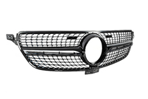 Mercedes GLE/ML сlass W166 2011-2018 гг. Тюнинг решетка Diamond Black (GLE) Без камеры фото 8