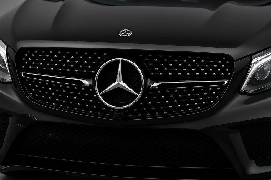Mercedes GLE/ML сlass W166 2011-2018 гг. Тюнинг решетка Diamond Black (GLE) Без камеры Image